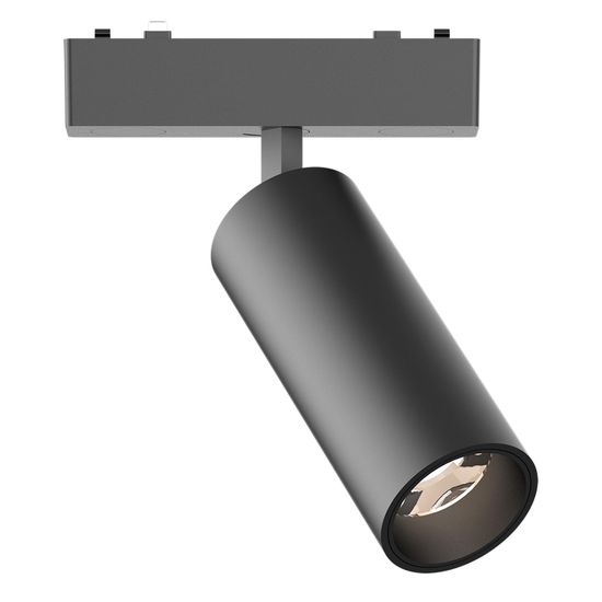 ST677.436.09 Магнитный трековый светильник Черный LED 1*9W 3000K 540Lm Ra&gt;90 IP20 D44xH110 48V SKYFLAT