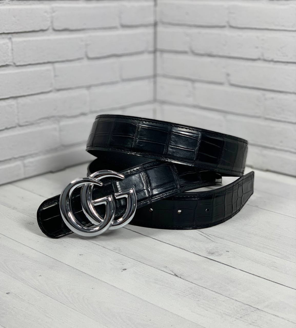 Ремень Gucci из кожи крокодила, арт. 474498789