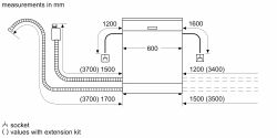 Встраиваемая посудомоечная машина Siemens SN615X00AE