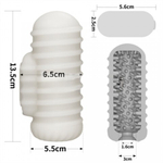 Мастурбатор-насадка с вибрацией Lovetoy Knights Ring Wavy (13,5*5,5 см)