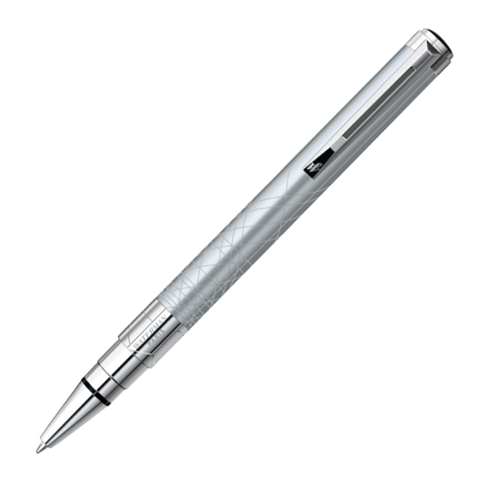 Подарочный набор Шариковая ручка Waterman Perspective, цвет: Silver CT, стержень Mbue с чехлом