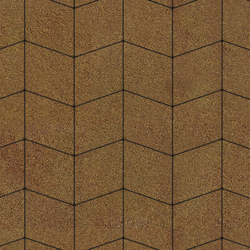 Тротуарная плитка РОМБ - Листопад гранит Сахара