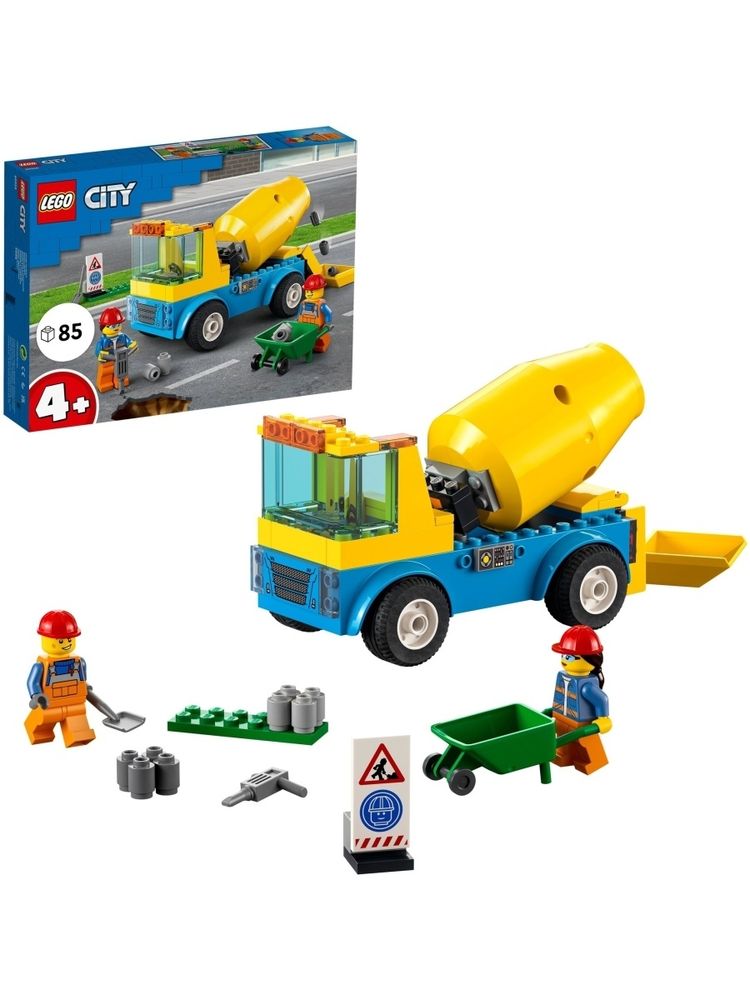 Конструктор LEGO City Great Vehicles 60325 Бетономешалка