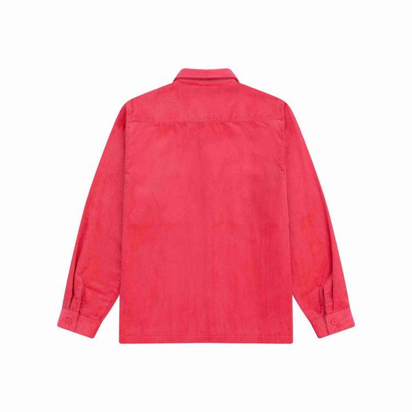 Рубашка Velvet Button багровая - фото 2