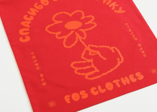 Шоппер Спасибо за Покупку Красный - фото 4