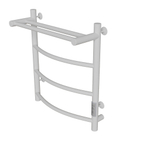 Полотенцесушитель MIXLINE CAPELLA  60х50 (таймер, 251Вт, 3 перекладины + ПОЛКА) электрический БЕЛЫЙ