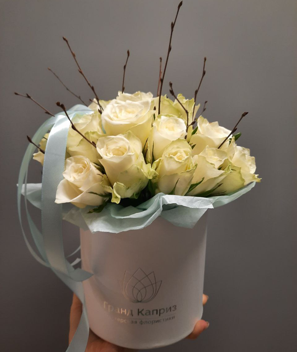 Композиция из роз "Атена"(25 шт)