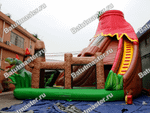 Надувная горка "Логово динозавра"