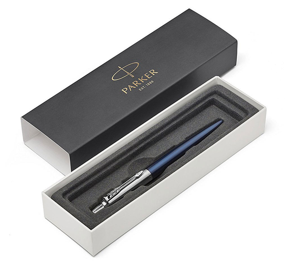 Шариковая ручка Parker Jotter Essential Royal Blue CT (с гравировкой)