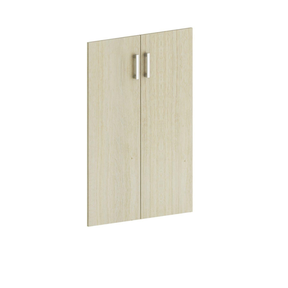 Дверь САТУРН-Д средние ДСП (800,014) ясень (2шт/уп)