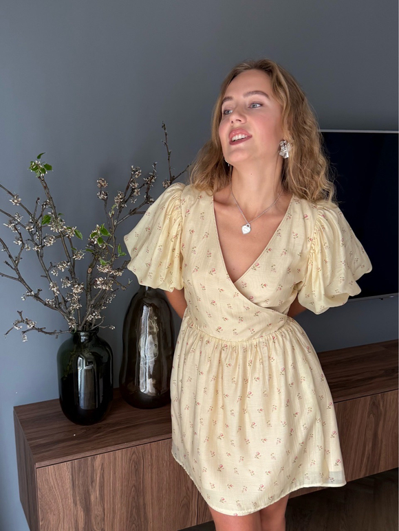 Платье Зефир светло-желтый