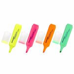 Набор текстовыделителей BRAUBERG 4 шт., АССОРТИ, "SPECIAL", линия 1-5 мм, 151900