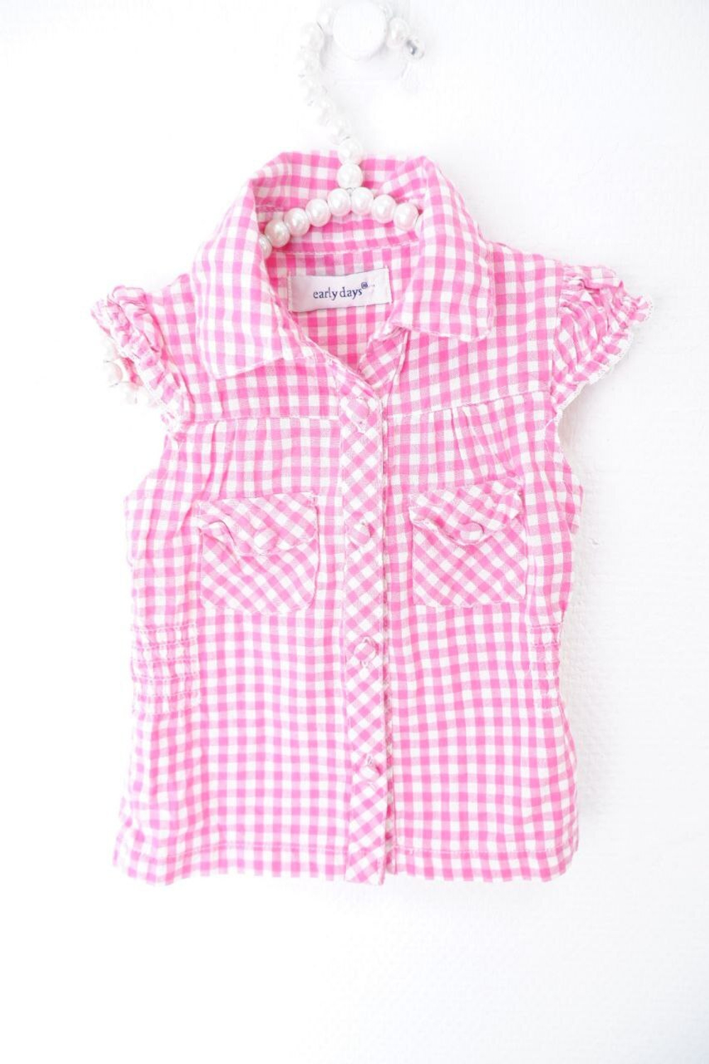 Рубашка Early Days яркая на 6-12 месяцев