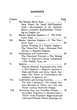 Motor Boats. Construction and Operation : An Illustrated Manual for Motor Boat, Launch and Yacht Owners, Operators of Marine Gasolene Engines, and Amateur Boatbuilders | Thomas Herbert Russell