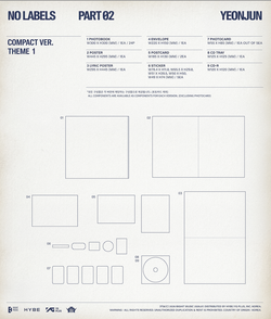 Альбом YEONJUN - NO LABELS: PART 02 (Compact Ver.) - предзаказ от WEVERSE SHOP
