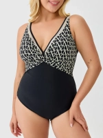 Купальник слитный зебра