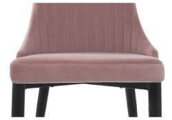 Стул на металлокаркасе Kora light purple / black