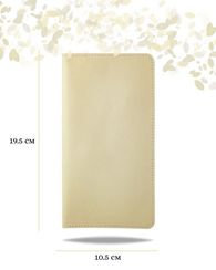 Кошелек классический молочная кожа 05010