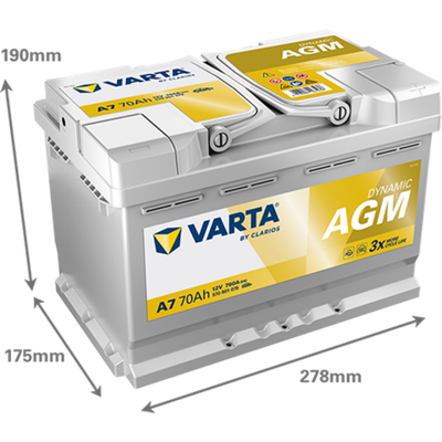 VARTA - A7-VAT - Starter Battery