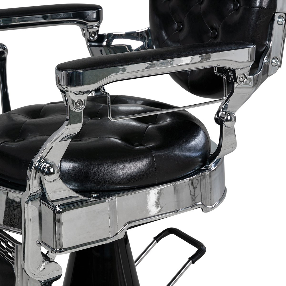 Кресло мужское барбер Ричард с каретной стяжкой