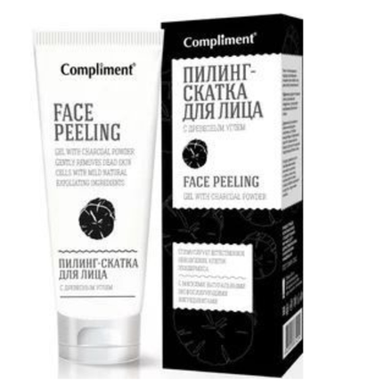 Пилинг-скатка для лица Compliment С древесным углем 80 мл