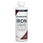 Kirkman Labs, Liquid Iron, натуральный персик и манго, 237 мл (8 жидк. унций)