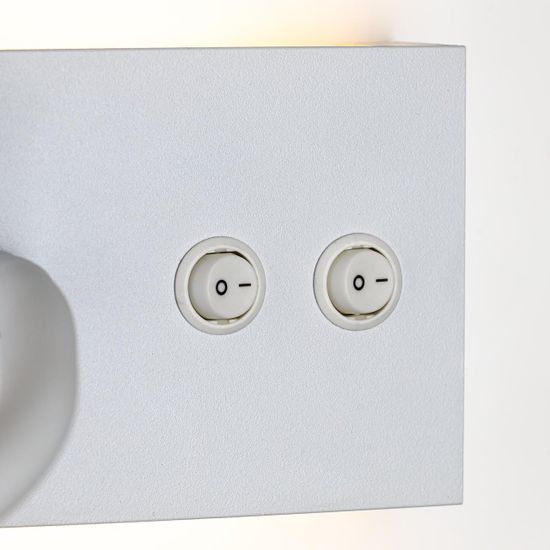 CL704470 Декарт Белый Св-к Настенный с USB