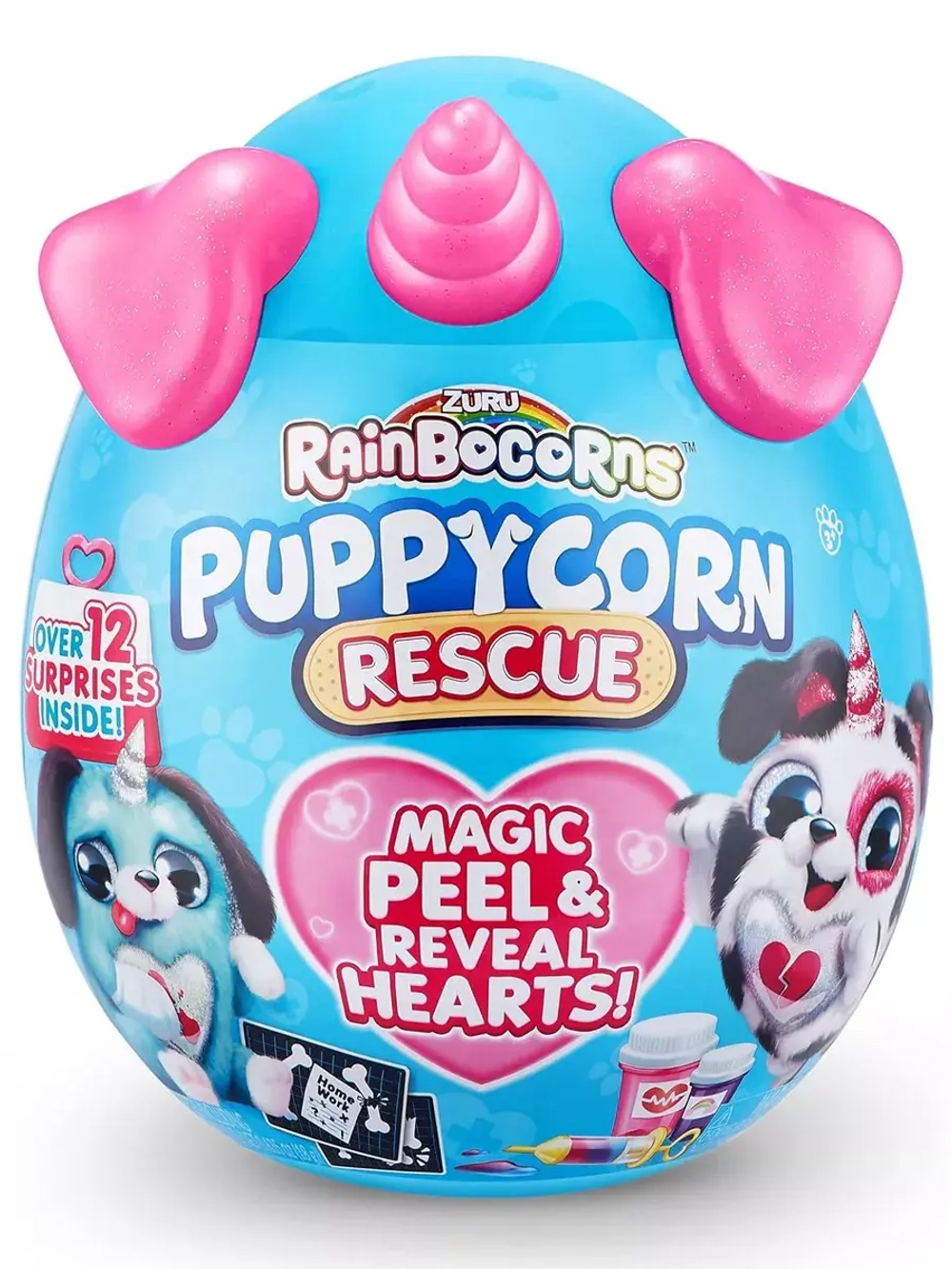Мягкая игрушка сюрприз яйцо Rainbocorns Puppycorn Rescue