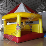 Коммерческий надувной батут "Арена цирка" с крышей