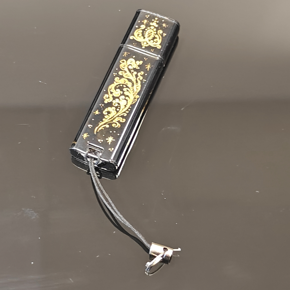 Флешка USB в футляре с ручной росписью "Сказочный конь"