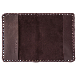 Обложка на паспорт «Венеция». Цвет коричнево-зеленый