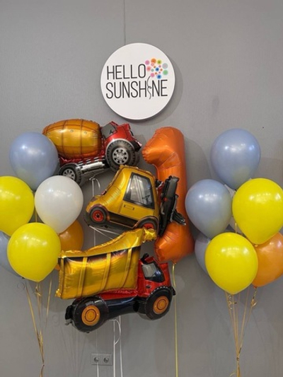 Набор шаров Машинки