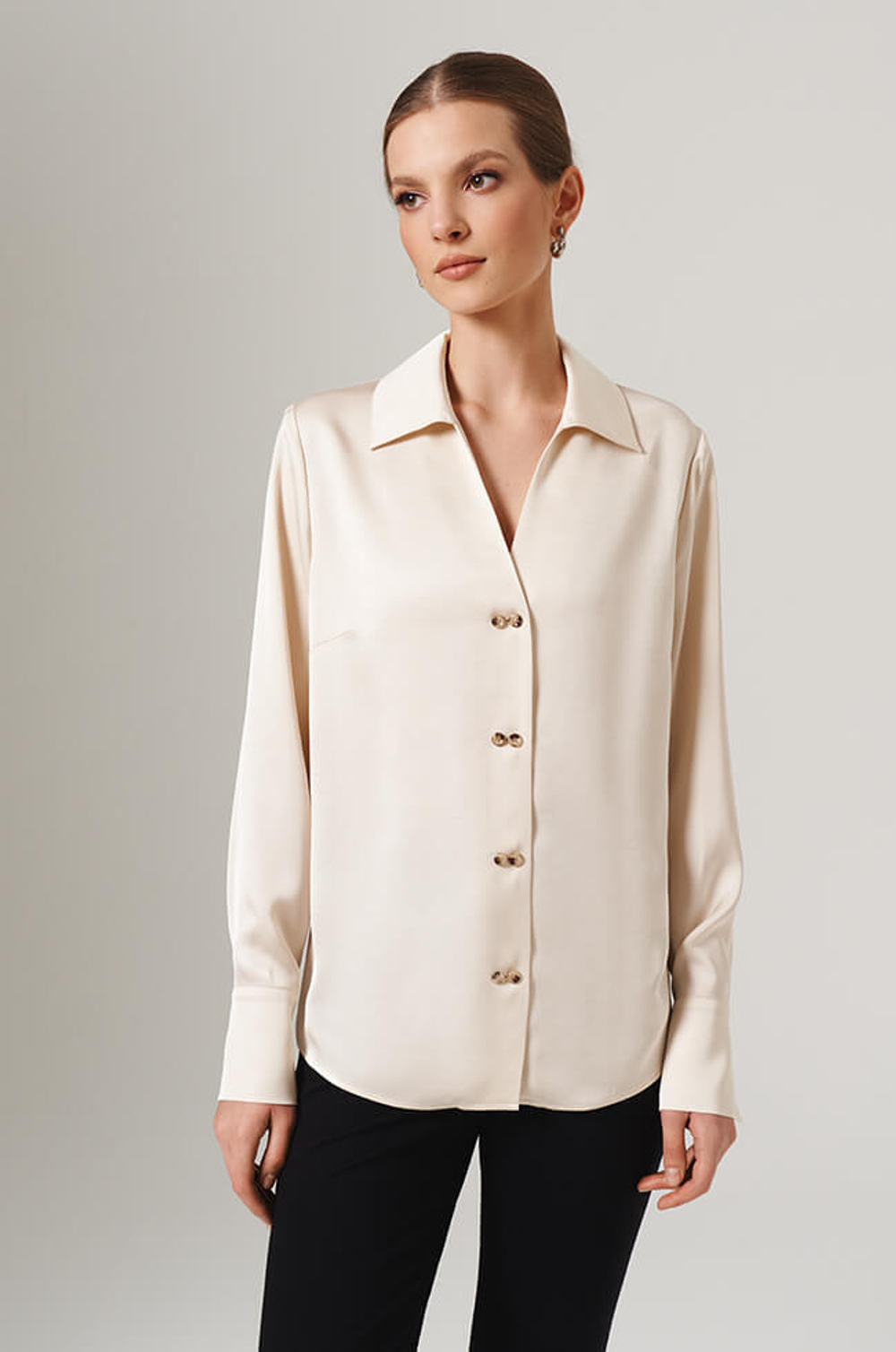 23153 Блузка женская (кремовый)
