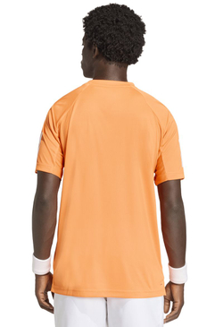 Теннисная футболка Adidas Club Tennis Climacool 3-Stripes - pure orange