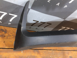 Юбка заднего бампера Hyundai Solaris 2 (HCR) 17-20 Б/У Оригинал 86612H5000