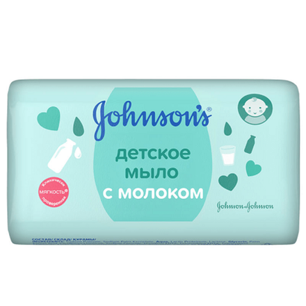 Мыло  Jonsons baby с молоком 90 гр