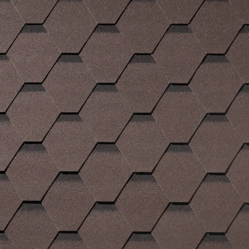 Гибкая черепица Shadow Тёмное дерево Quiet Tile ( Тихая черепица )