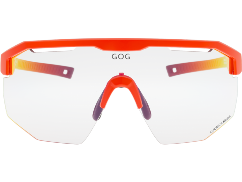 Спортивные очки GOG Argo С / Matt Neon Orange-Black / Photochromic Red Lens