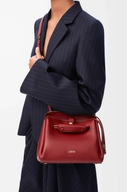 Loewe Маленькая сумка Madrid из мягкой телячьей кожи, красный