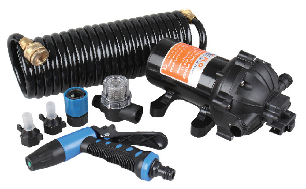 Комплект для мытья палубы, 18,9 л/мин, 12 В, шланг 6 м (10256507)