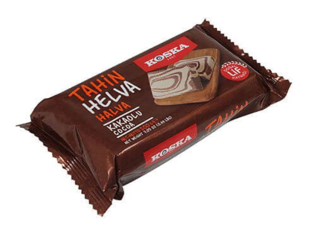 Кунжутная халва с какао, Tahin helva Koska 200гр