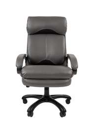 Офисное кресло Chairman 505 экопремиум серый (черный пластик)