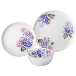 НАБОР ПОСУДЫ ОБЕДЕННЫЙ LEFARD "HORTENSIA" НА 4 ПЕР. 12 ПР. (КОР=2НАБ.)