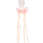 Резинки для волос детские 2шт «КОНФЕТКИ», жемчужинки, микс 5 цветов, d-3см/20см