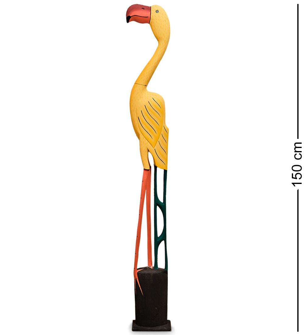 90-013 Статуэтка «Желтый Фламинго» 150 см