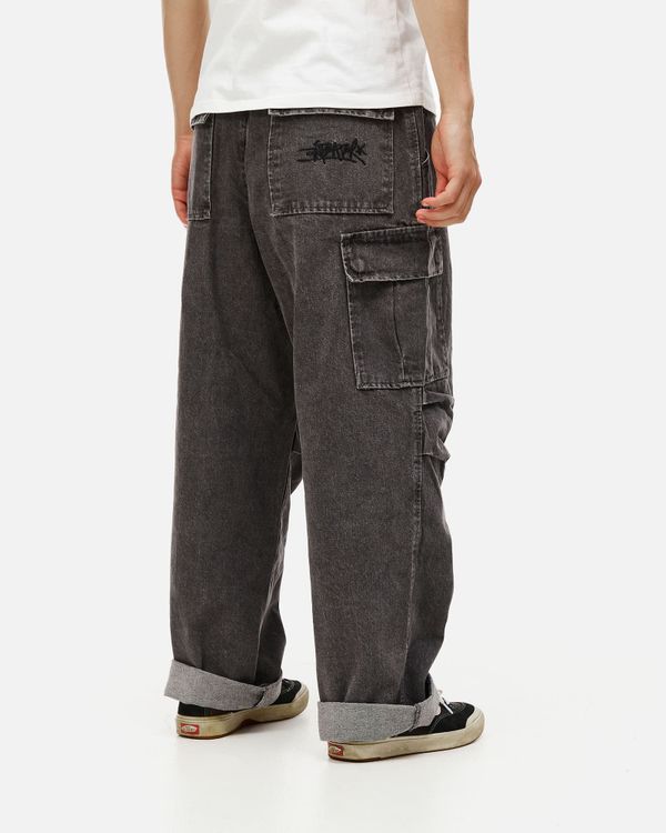 Джинсы WideCargo Denim серые - фото 3