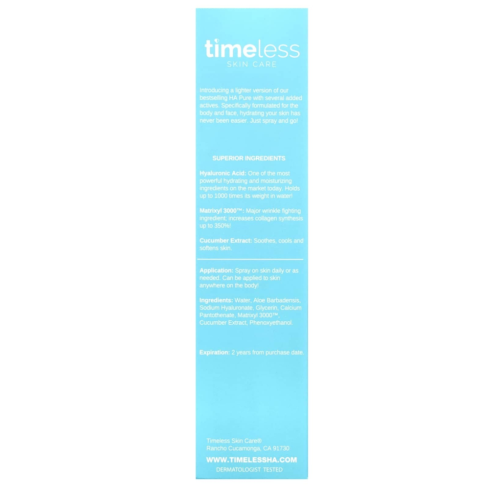 Timeless Skin Care, HA Matrixyl 3000 ™ со спреем из огурцов, 120 мл (4 жидк. унц.)