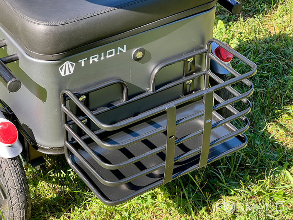 Трехколесный двухместный электровелосипед TRION Delta, Серый