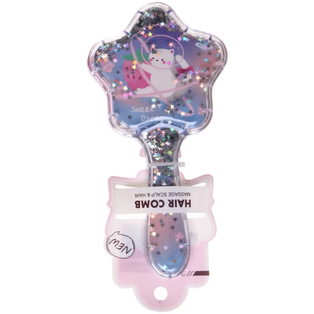 Расческа массажная детская «Baby House Mila», микс 4 вида Котята, 17*8.5см