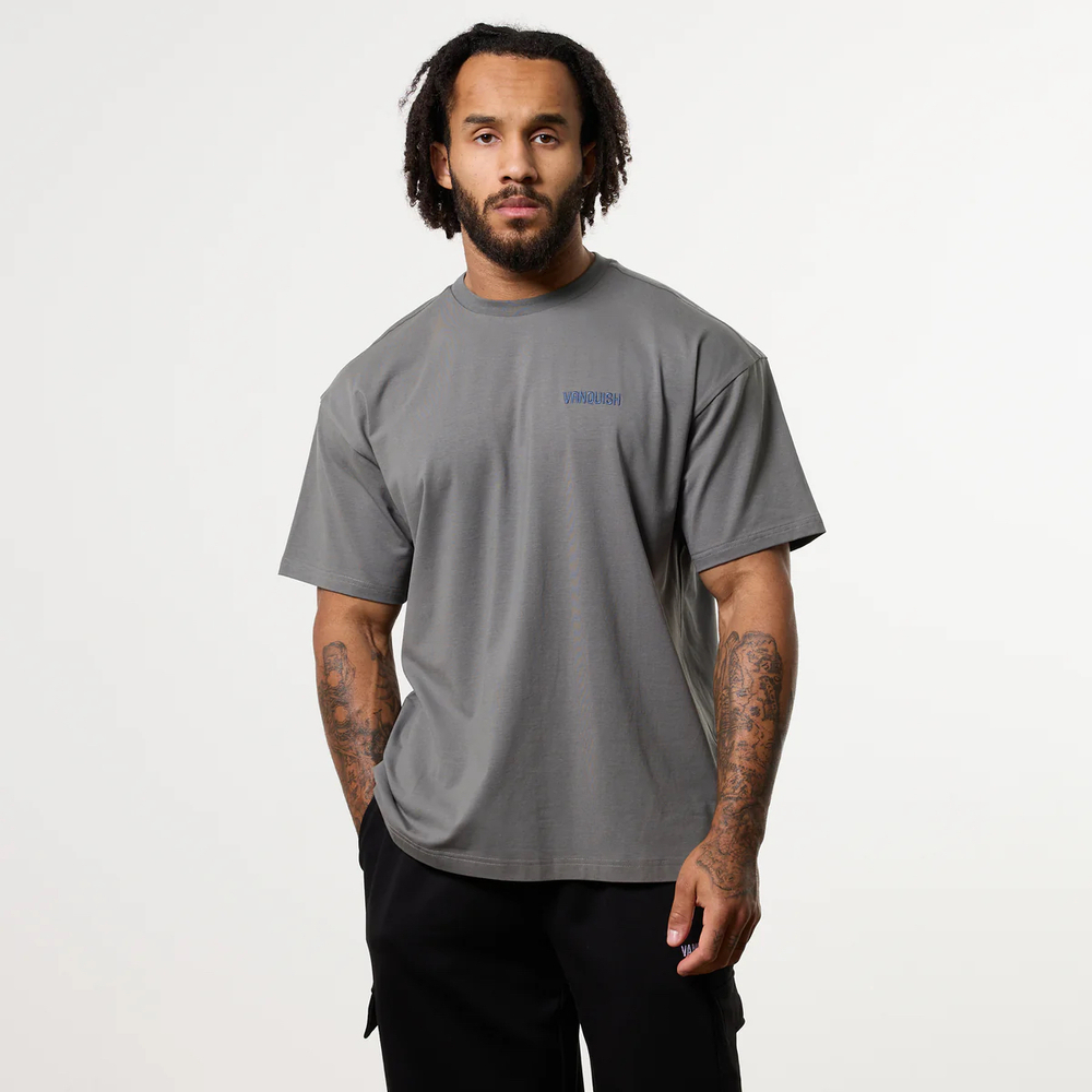 Футболка VANQUISH Revolve Graffiti Oversized T-Shirt Grey